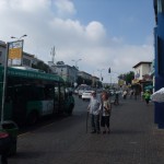 Straßenszene in Haifa